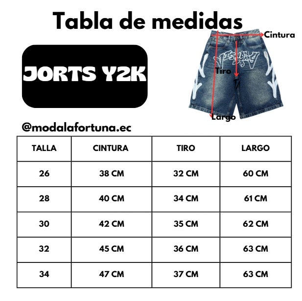 Jorts Y2K LF