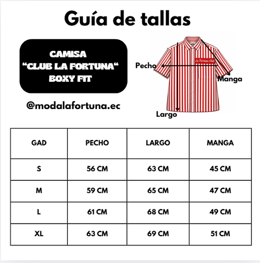 Camisa Boxy "La Fortuna Club"