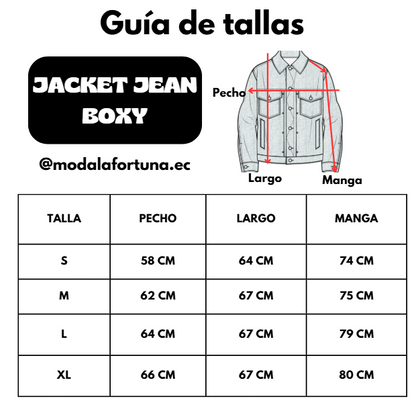 Jacket Jean Boxy