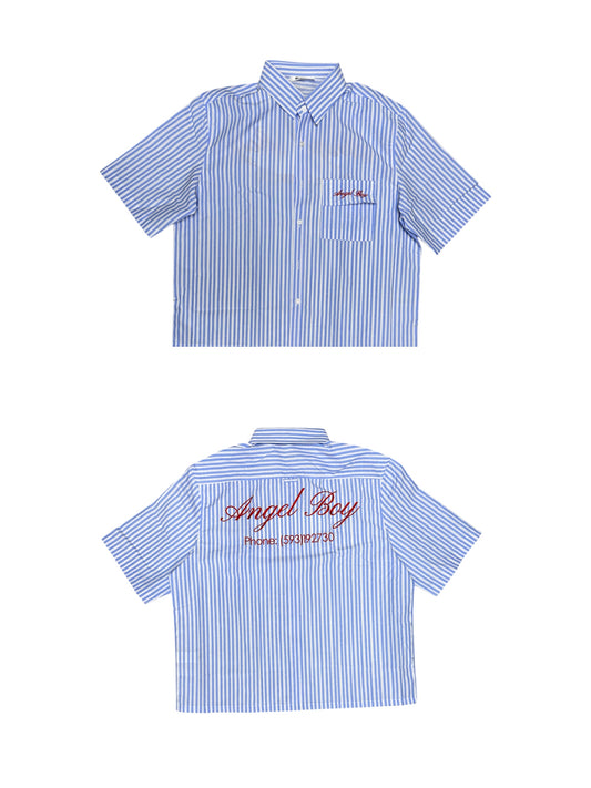 Camisa BoxyFit de Tela "Angel Boy"