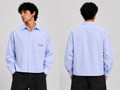 Camisa Manga Larga BoxyFit de Tela \"La Fortuna Club\"