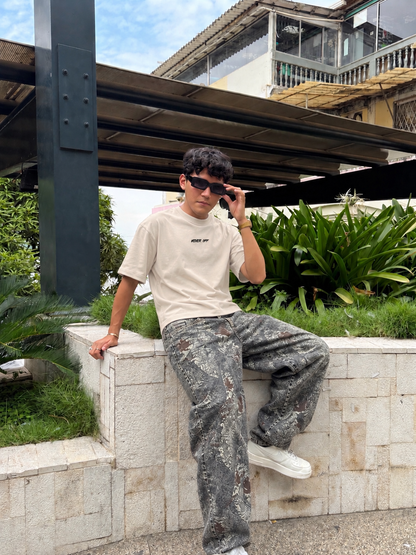 green baggy pants